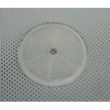 REFLECTOR - WHITE - WITH HOLE FOR SCREW -  (60mm)